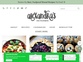 'alexandracooks.com' screenshot