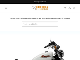 'california-motorcycles.com' screenshot