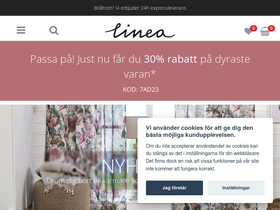 'lineahemma.se' screenshot