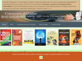 'conoscenzealconfine.it' screenshot