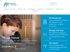 'globalpranichealing.com' screenshot