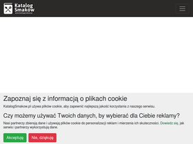 'katalogsmakow.pl' screenshot