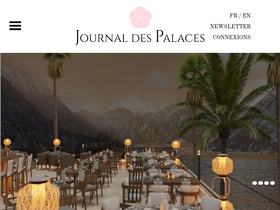 'journaldespalaces.com' screenshot