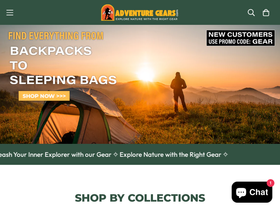 theadventuregears.com homepage screenshot
