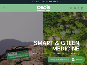 OLLOÏS homepage screenshot