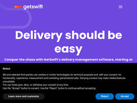 'getswift.co' screenshot