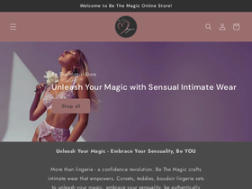 bethemagic.co homepage screenshot