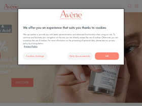 'avene.com.au' screenshot