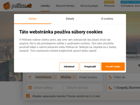 'pelikan.sk' screenshot