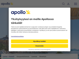 'apollomatkat.fi' screenshot