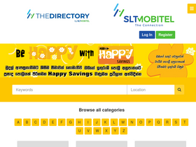 'rainbowpages.lk' screenshot