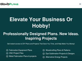 'gizmoplans.com' screenshot