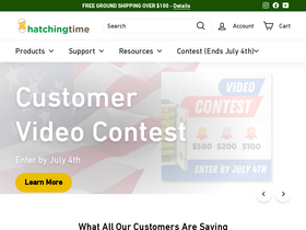 'hatchingtime.com' screenshot