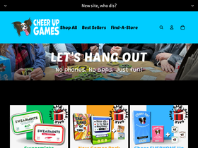 cheerupgames.com homepage screenshot