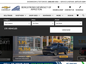 bergstromappletonchevy.com