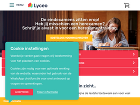'lyceo.nl' screenshot