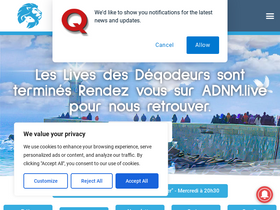 'lesdeqodeurs.fr' screenshot