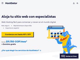 'hostgator.co' screenshot