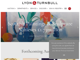 'lyonandturnbull.com' screenshot