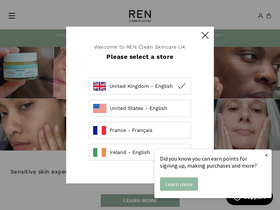 'renskincare.com' screenshot