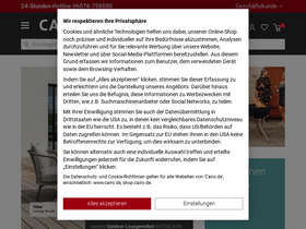 'cairo.de' screenshot