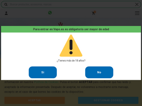 'vapo.es' screenshot