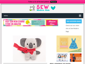 'sewmodernkids.com' screenshot