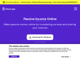 'pawns.app' screenshot