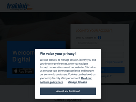 'training.com' screenshot