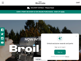 'riversidegardencentre.co.uk' screenshot