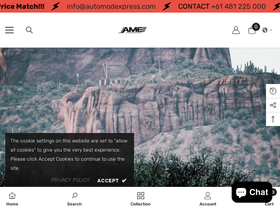 AME Motorsport website screenshot