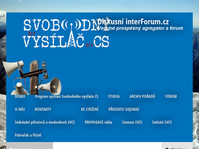 'svobodny-vysilac.cz' screenshot