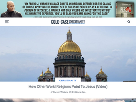 'coldcasechristianity.com' screenshot