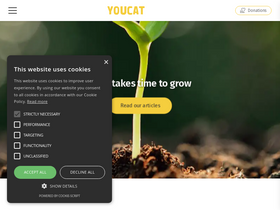 'youcat.org' screenshot