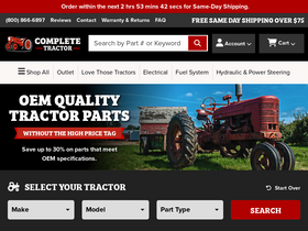 'completetractor.com' screenshot
