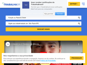 'trabalhabrasil.com.br' screenshot