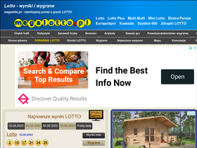 'megalotto.pl' screenshot