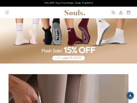 Soulsla homepage screenshot