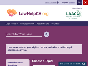 'lawhelpca.org' screenshot