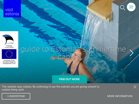 'visitestonia.com' screenshot