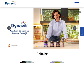 'dynavit.com.tr' screenshot