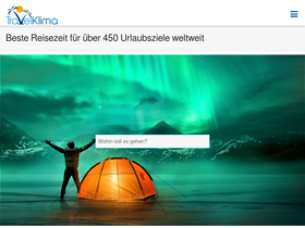 'travelklima.de' screenshot