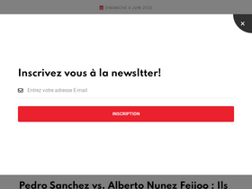 'maroc-hebdo.press.ma' screenshot