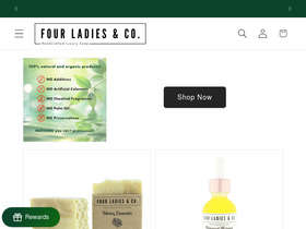 fourladiesco.com homepage screenshot