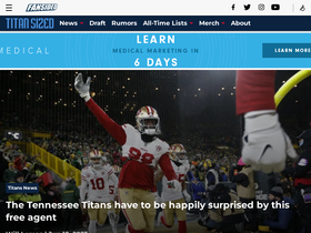 'titansized.com' screenshot