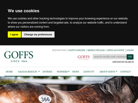 'goffs.com' screenshot