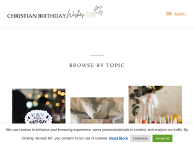 'christianbirthdaywishes.com' screenshot