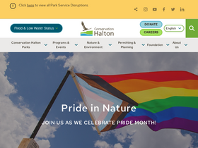 'conservationhalton.ca' screenshot