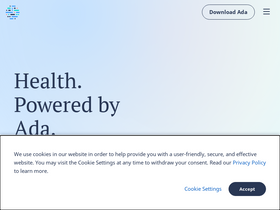 'ada.com' screenshot