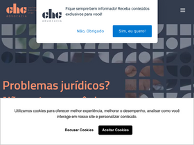 'chcadvocacia.adv.br' screenshot